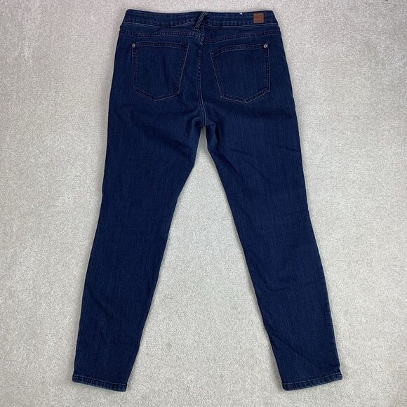 C&C California Jeans Women's 8/29 Blue Dark Wash Denim Slim Straight - Picture 5 of 14